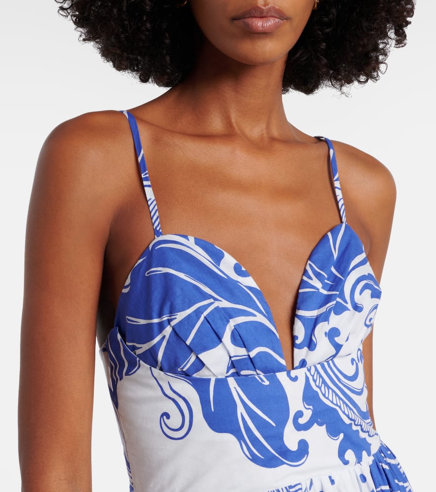 Milena printed cotton maxi dress