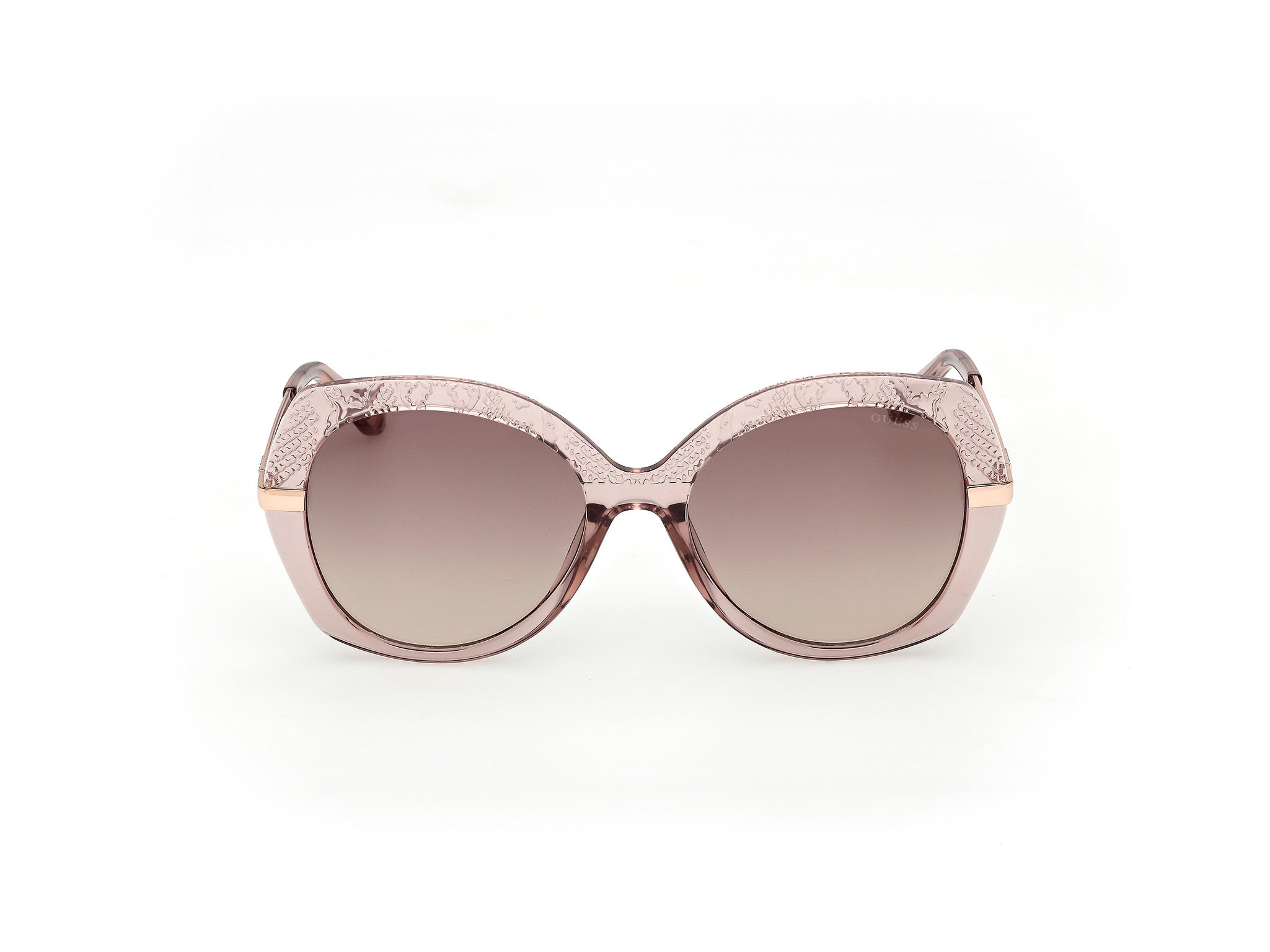 Guess Mujer Guess GU00215 57F Gafas de sol Inyectado Beige Marrón Redonda Norma