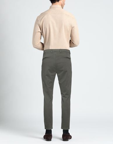 Yan Simmon Man Pants Military green Size 34 Modal, Cotton, Elastane