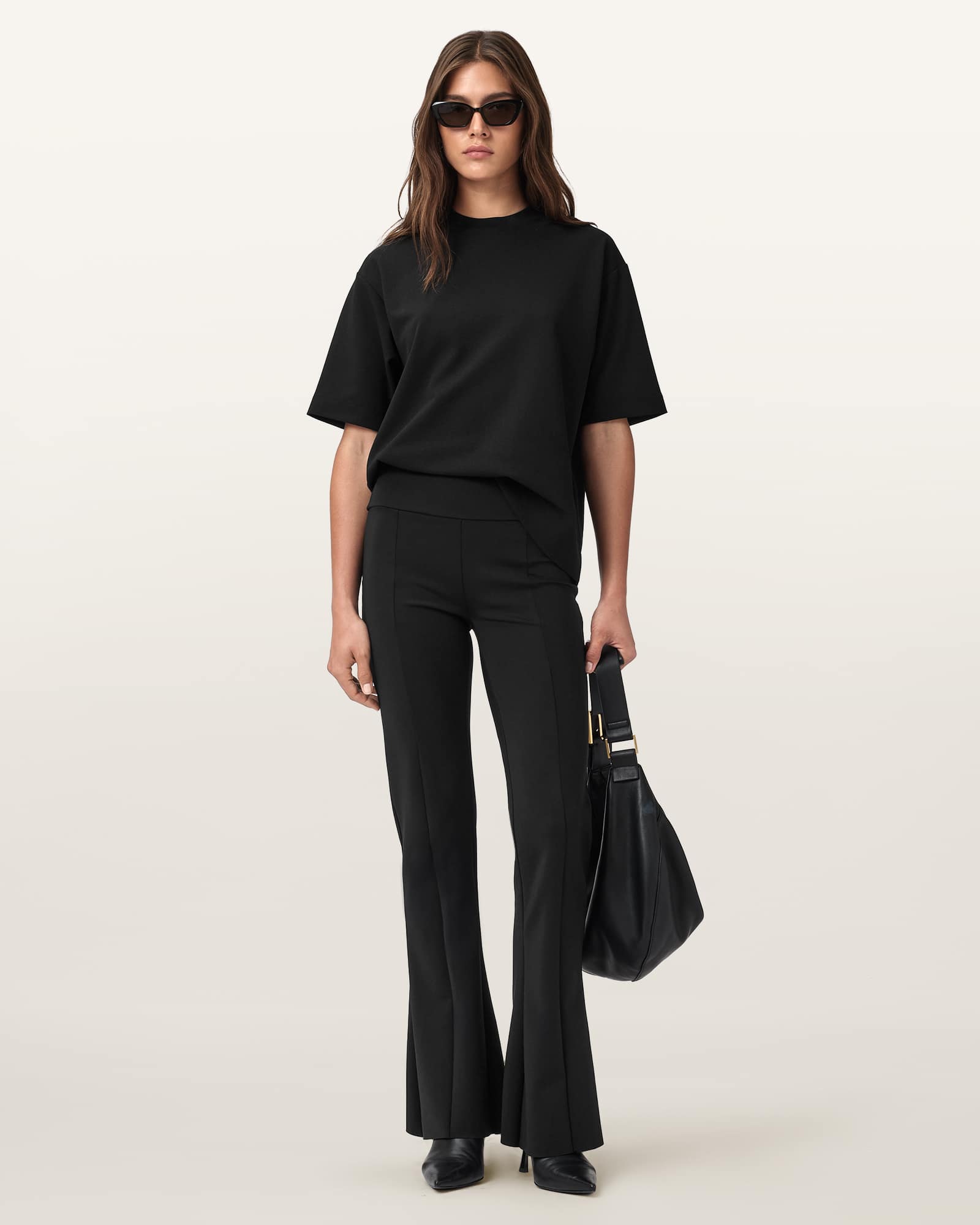 Rebecca Zip Flared Pants