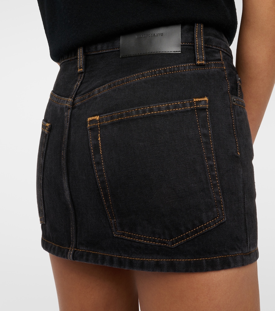 Denim miniskirt