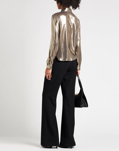 Woman Shirt Gold Size 4 Polyester
