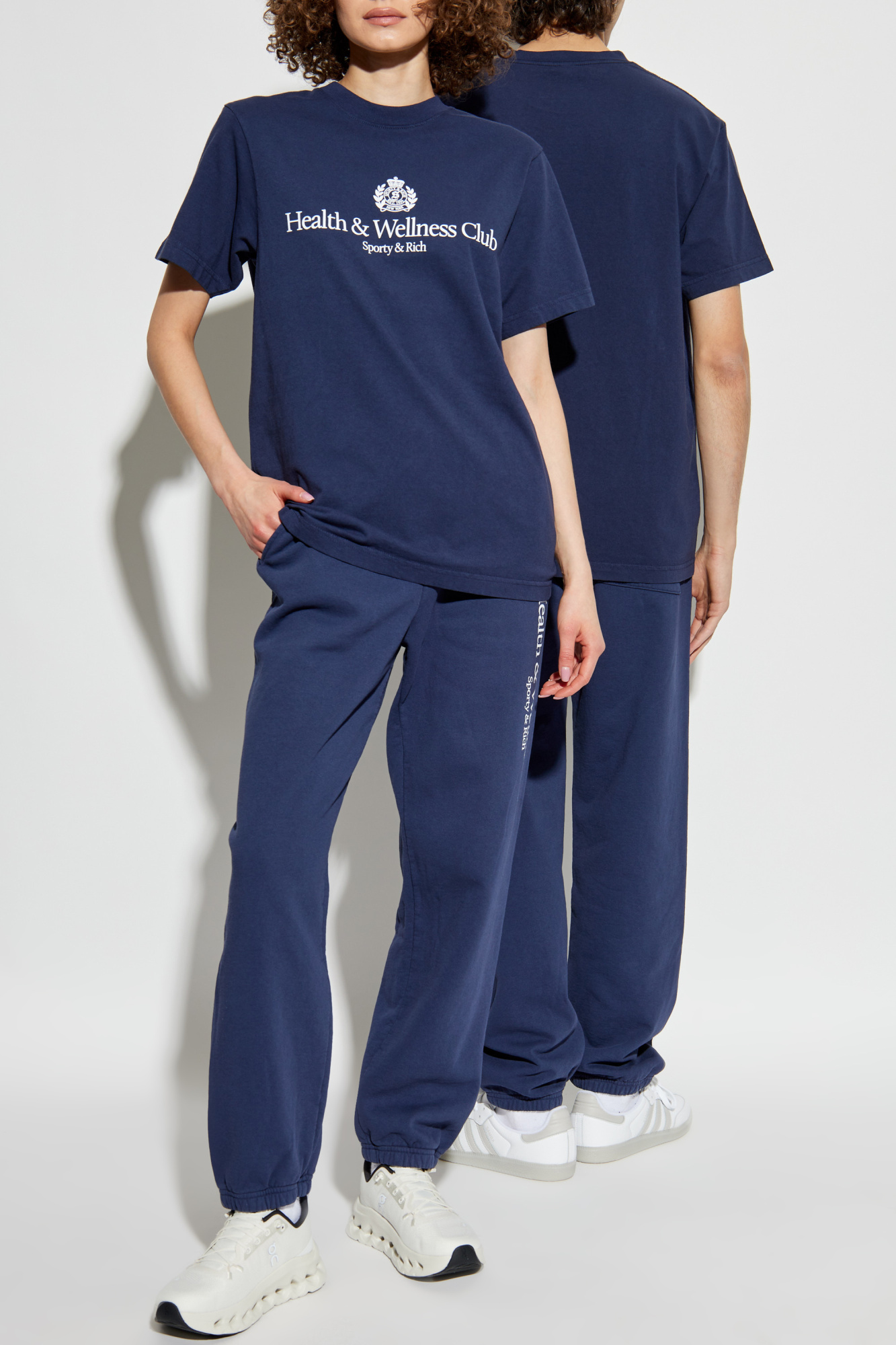 Sporty & Rich Trousers From The Riding Drop Collection, Unisex, Navy Blue