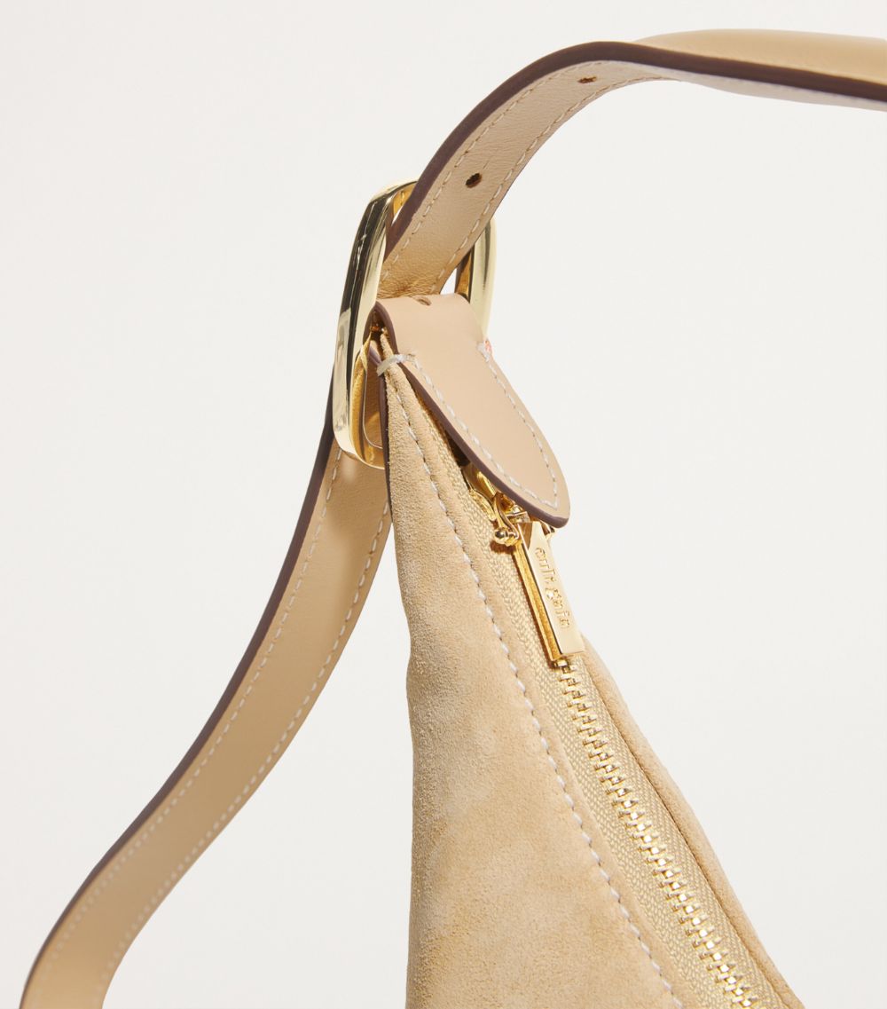 Suede Lola Shoulder Bag