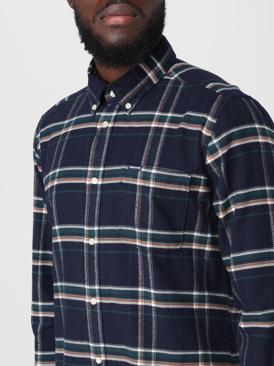 Ronan checked button-down shirt - Grey
