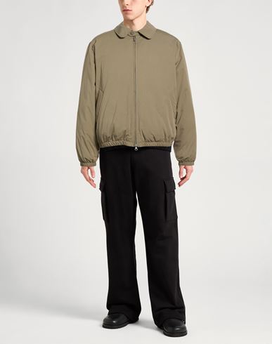Man Jacket Khaki Size 40 Cotton, Nylon