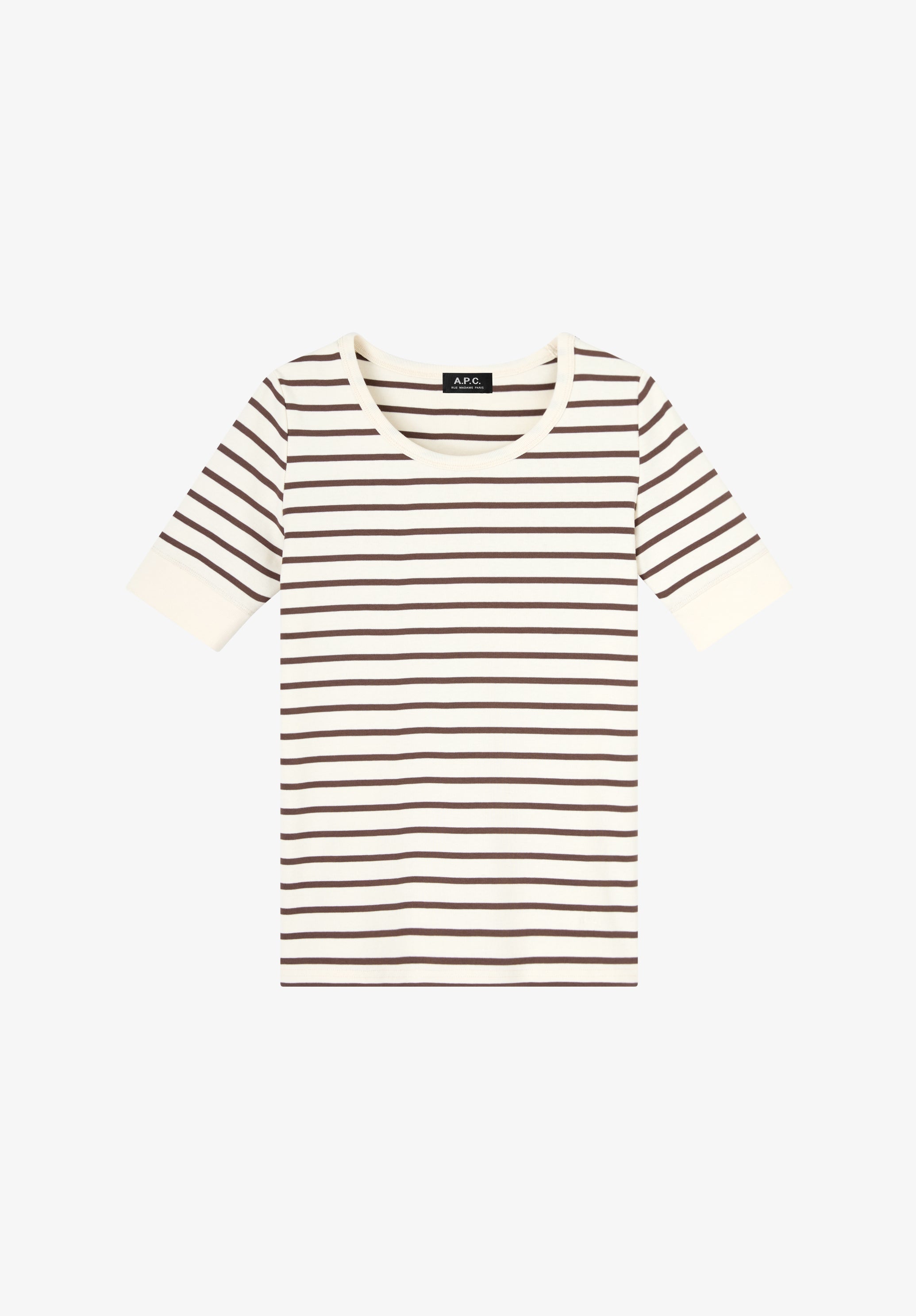 A. P.C. Women's June T-shirt Size: Extra Small in Brown