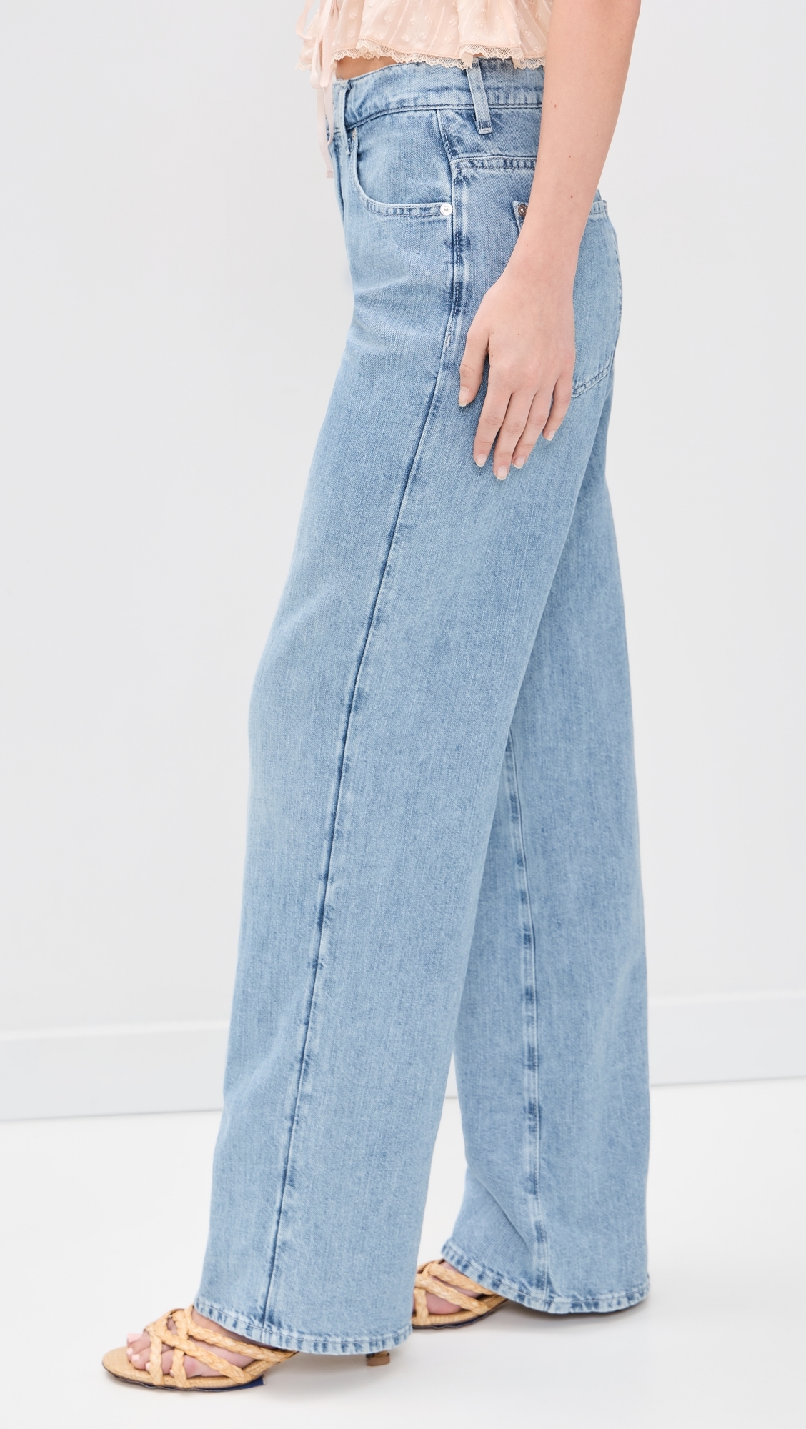 Stovepipe Straight Jeans Iris