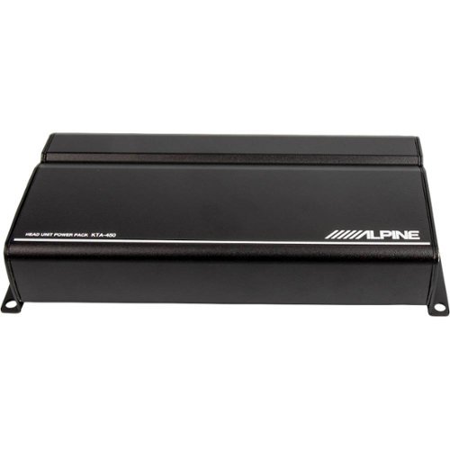 400W Class D Bridgeable Multichannel Amplifier with Built-In Crossover - Black