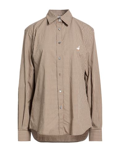 Woman Shirt Light brown Size 6 Cotton