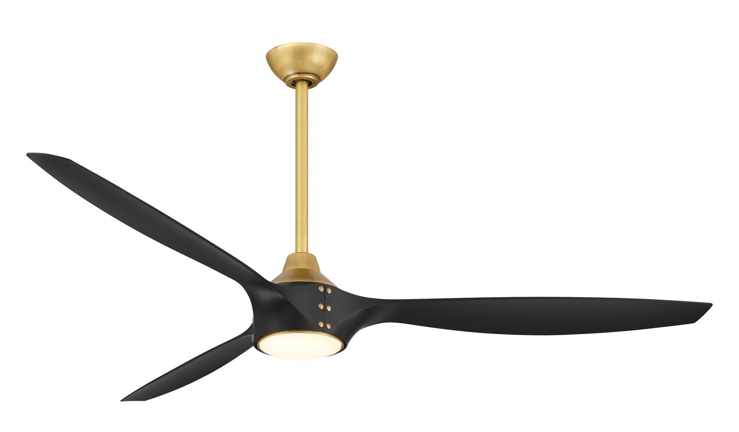 Legacy Brass Coal 65" Ceiling Fan from the Pierce Collection
