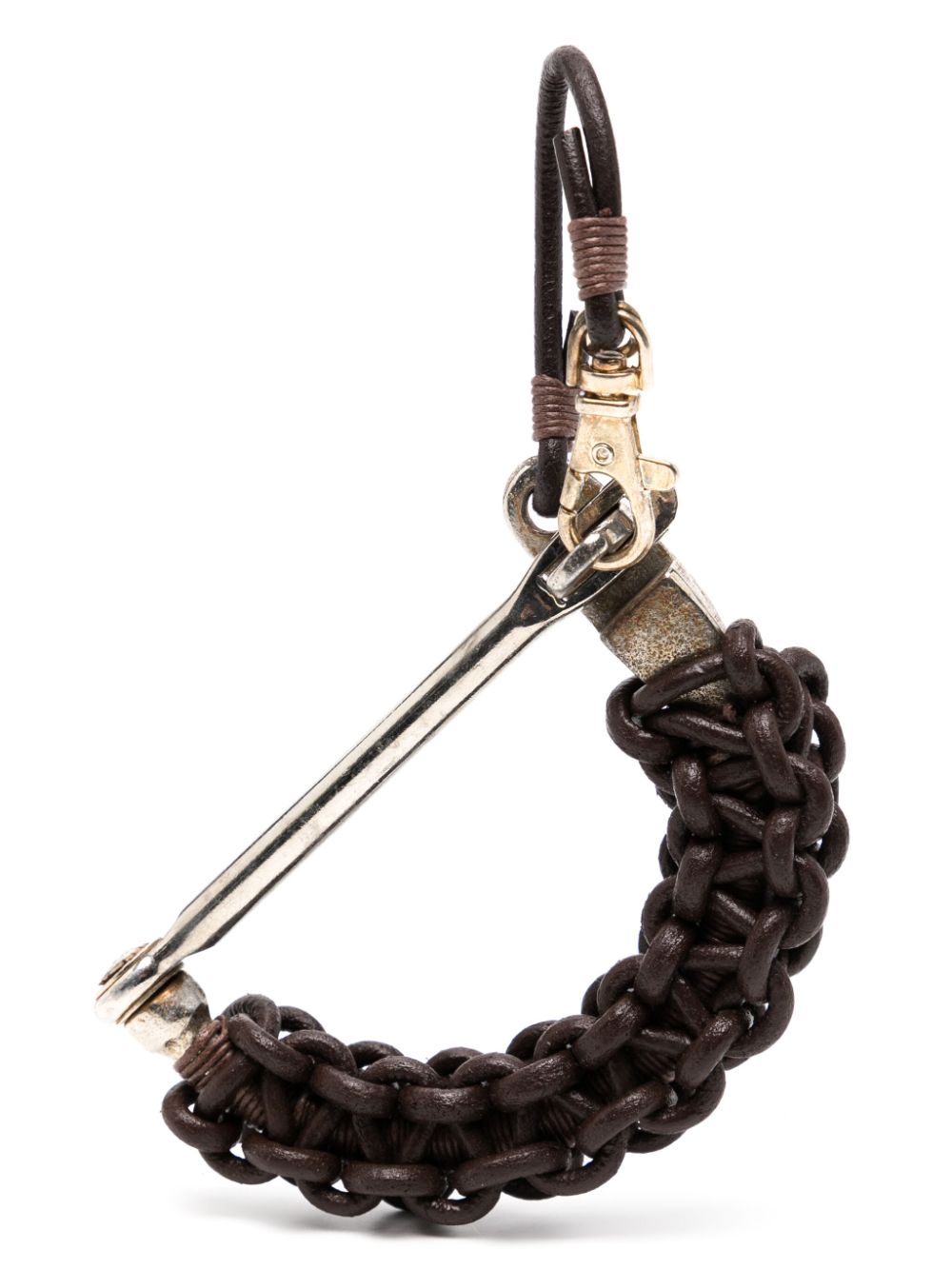 Handle key chain - Brown