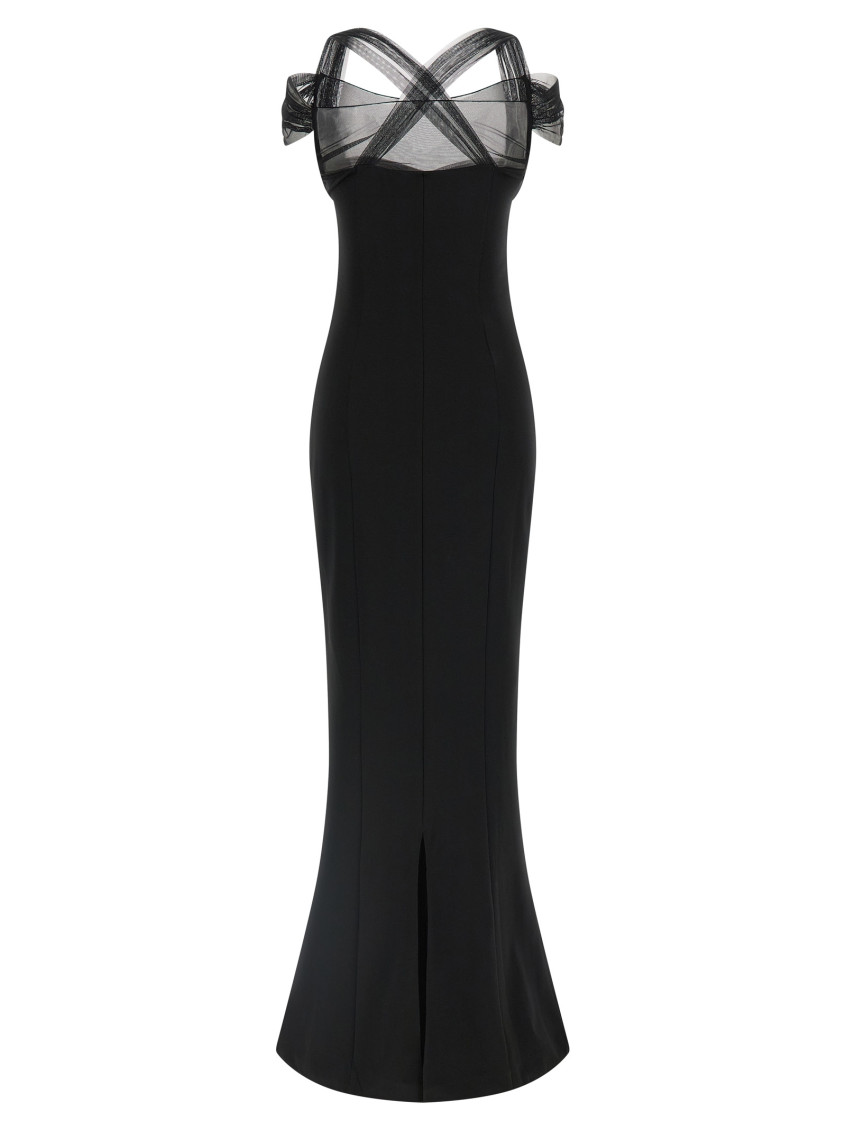 Draped Padded Cup Maxi Dress