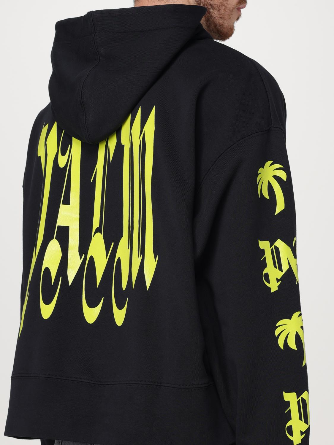 Logo-print cotton hoodie - Black