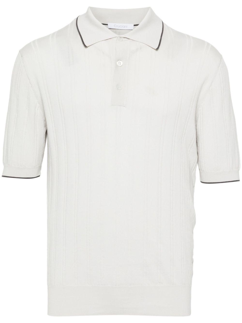 Cotton polo shirt - Grey