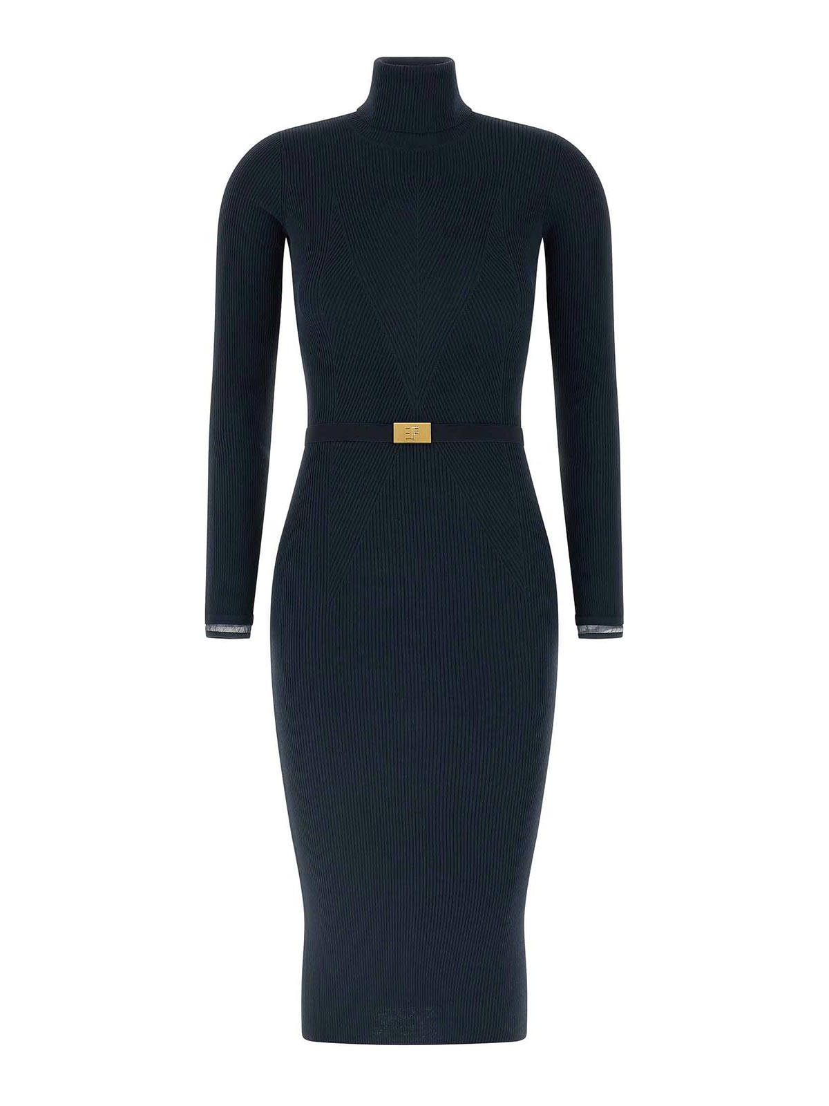 Logo Belt Dress