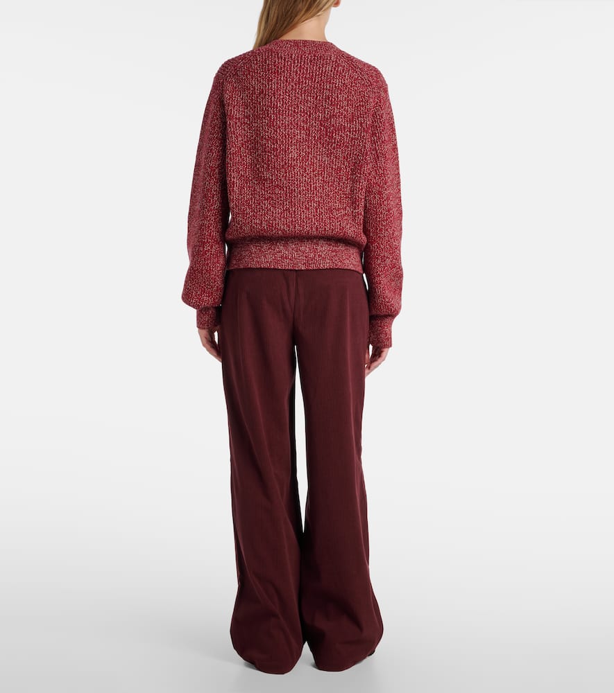 Patricia ribbed-knit cardigan