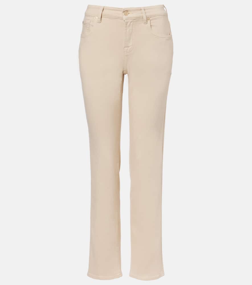Calie Straight mid-rise straight jeans