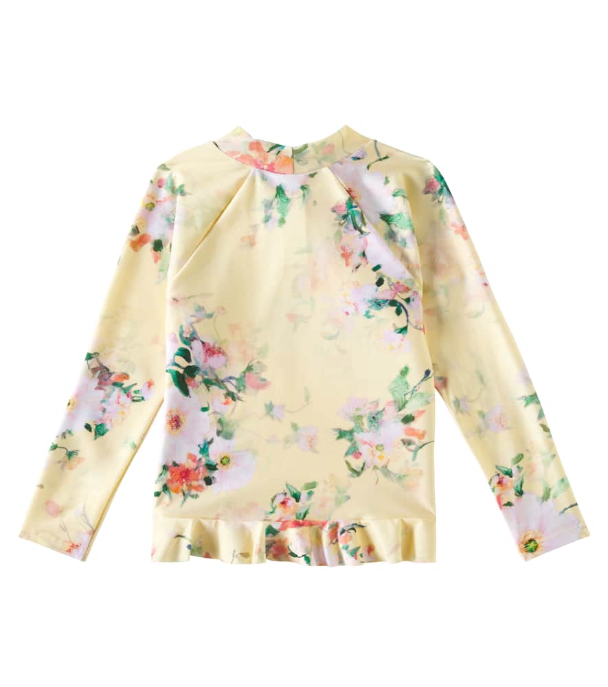 Everley floral rashguard swimsuit