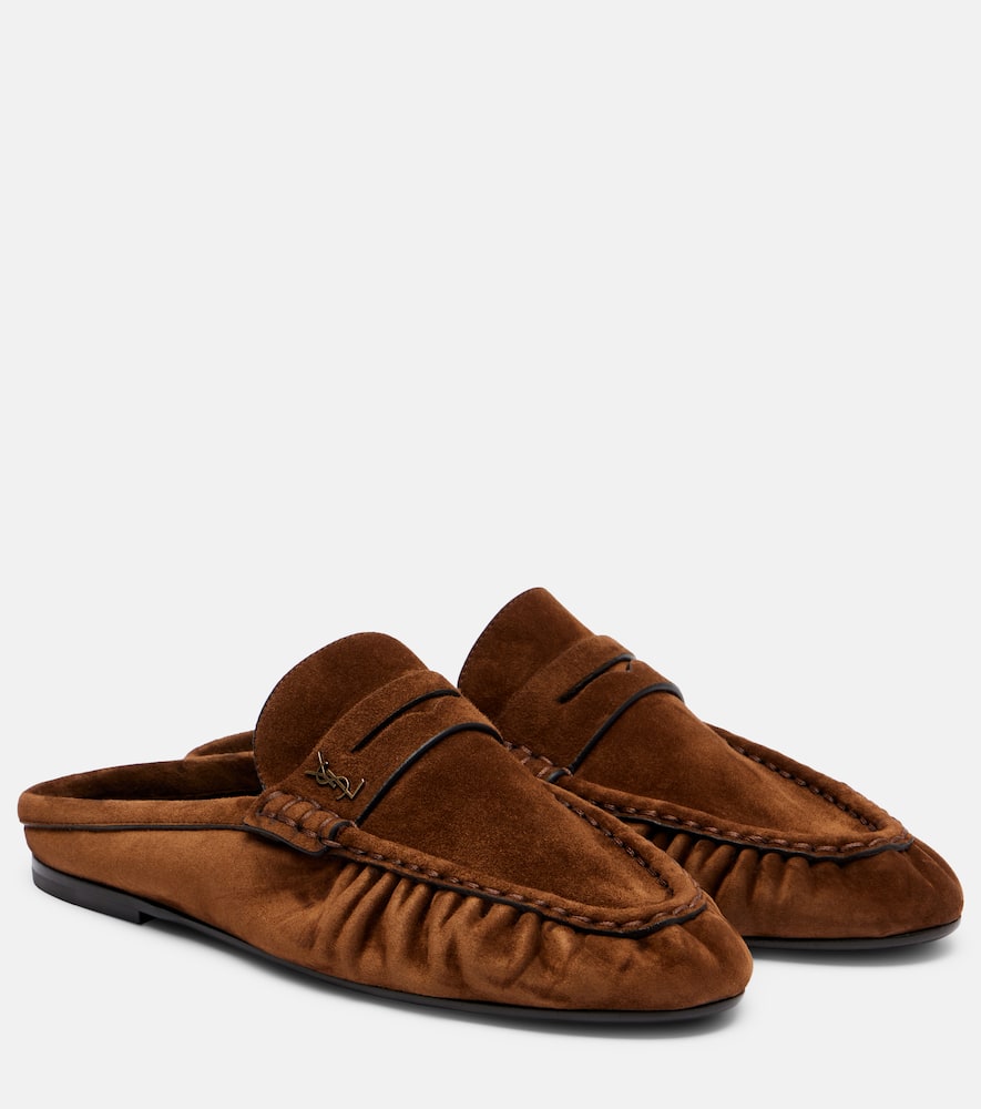 Le Loafer suede mules