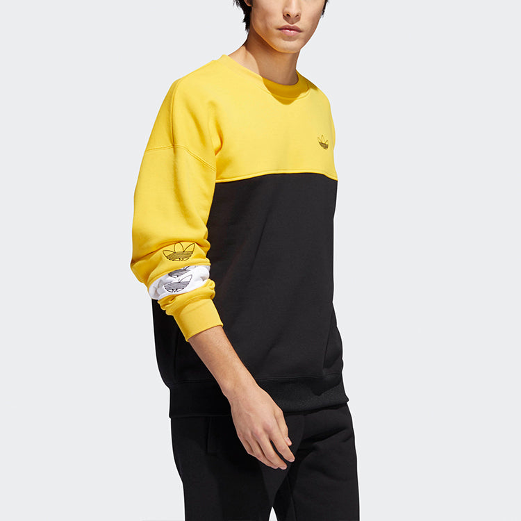Originals Rivalry Crew Casual Sweatshirt Men Yellow