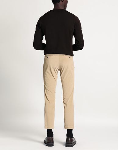 Man Pants Beige Size 32 Cotton, Lyocell, Elastane