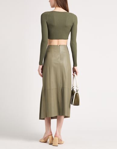 Woman Sweater Military green Size ONESIZE Viscose, Polyester