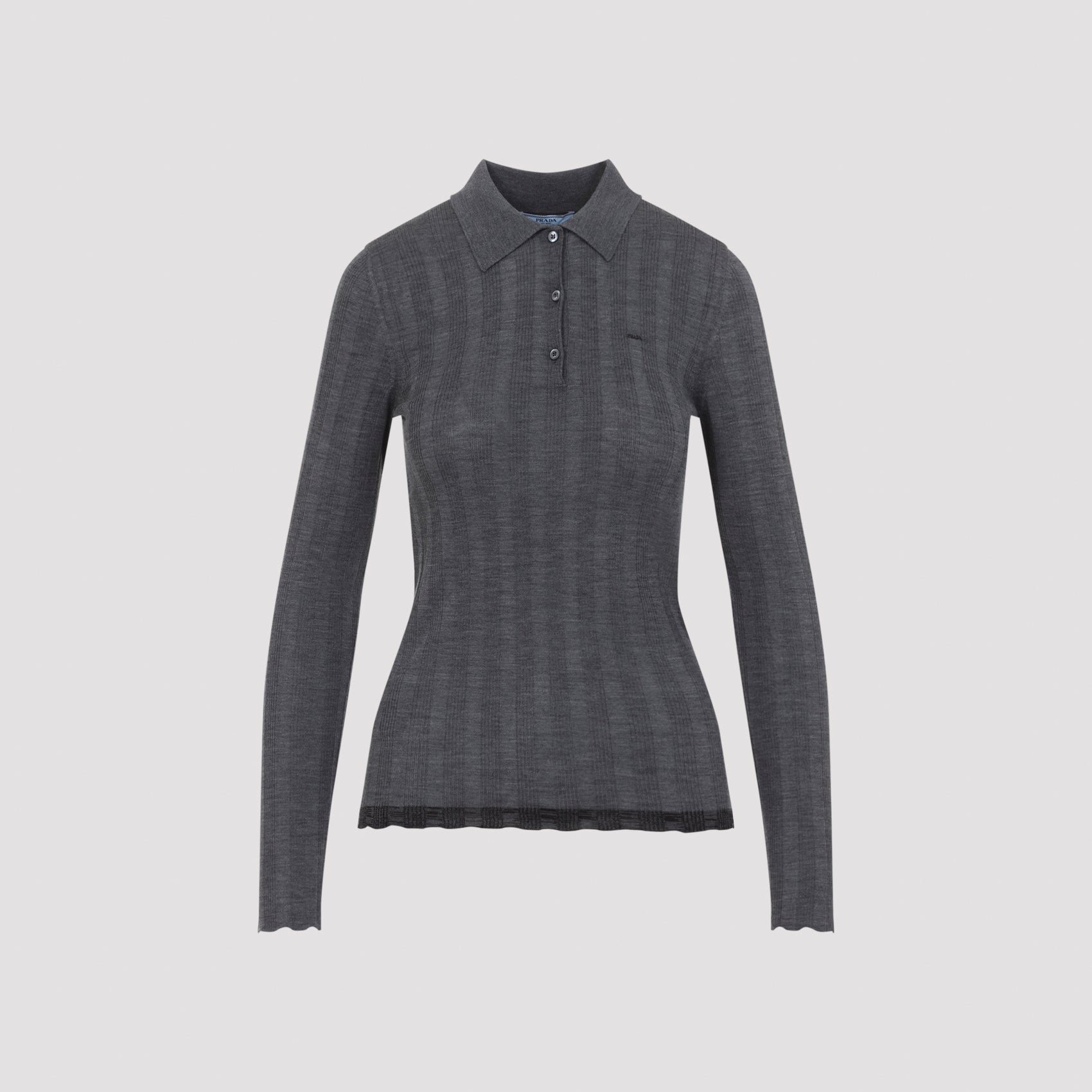 Women's Wool Polo Shirt