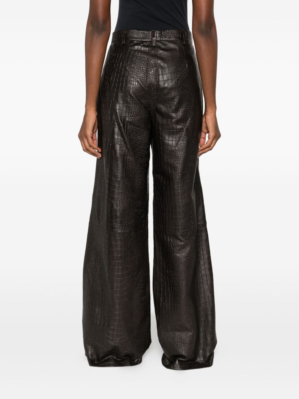 Enes Leather Trouser