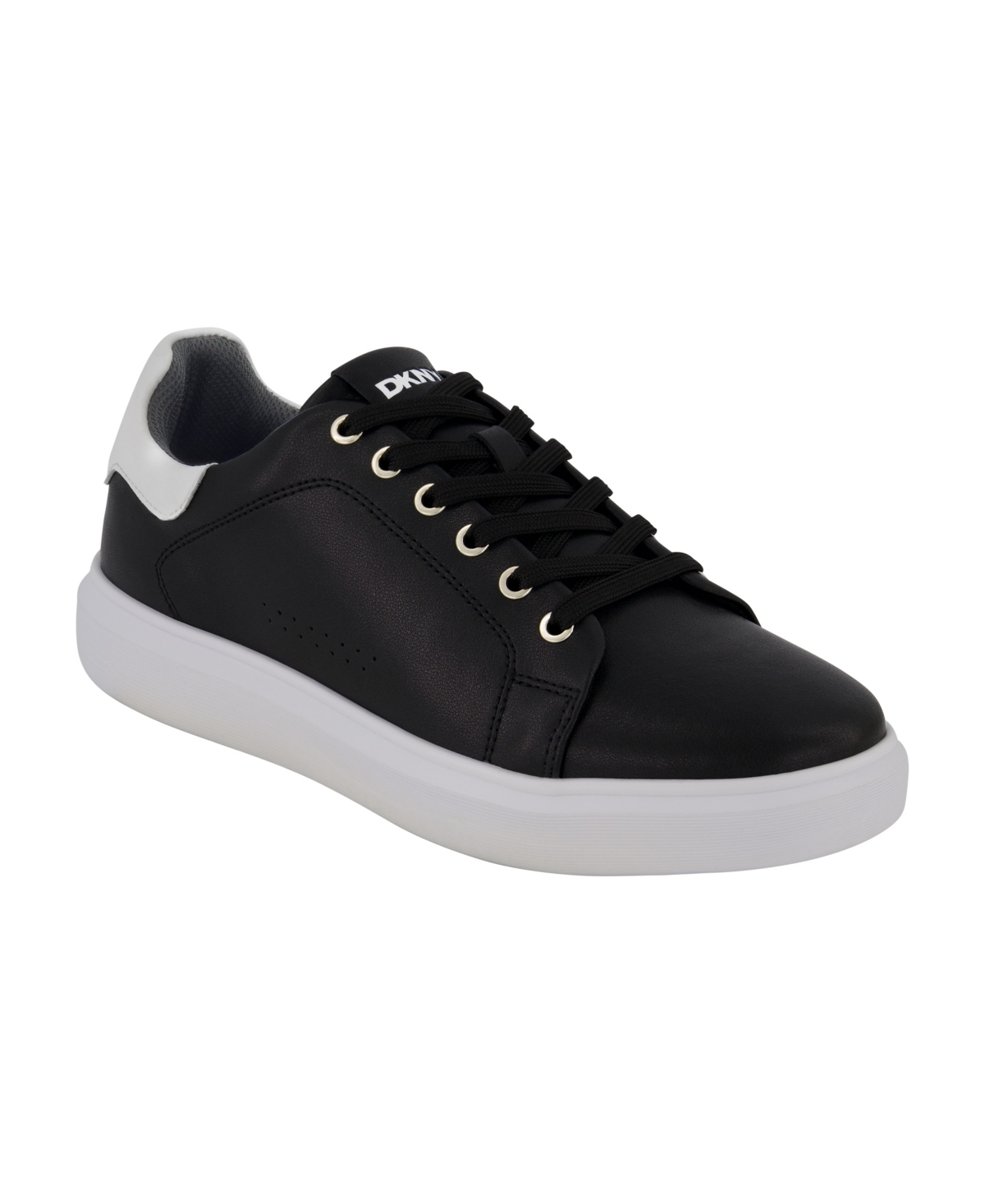 Men's Smooth Leather Sneakers - Black