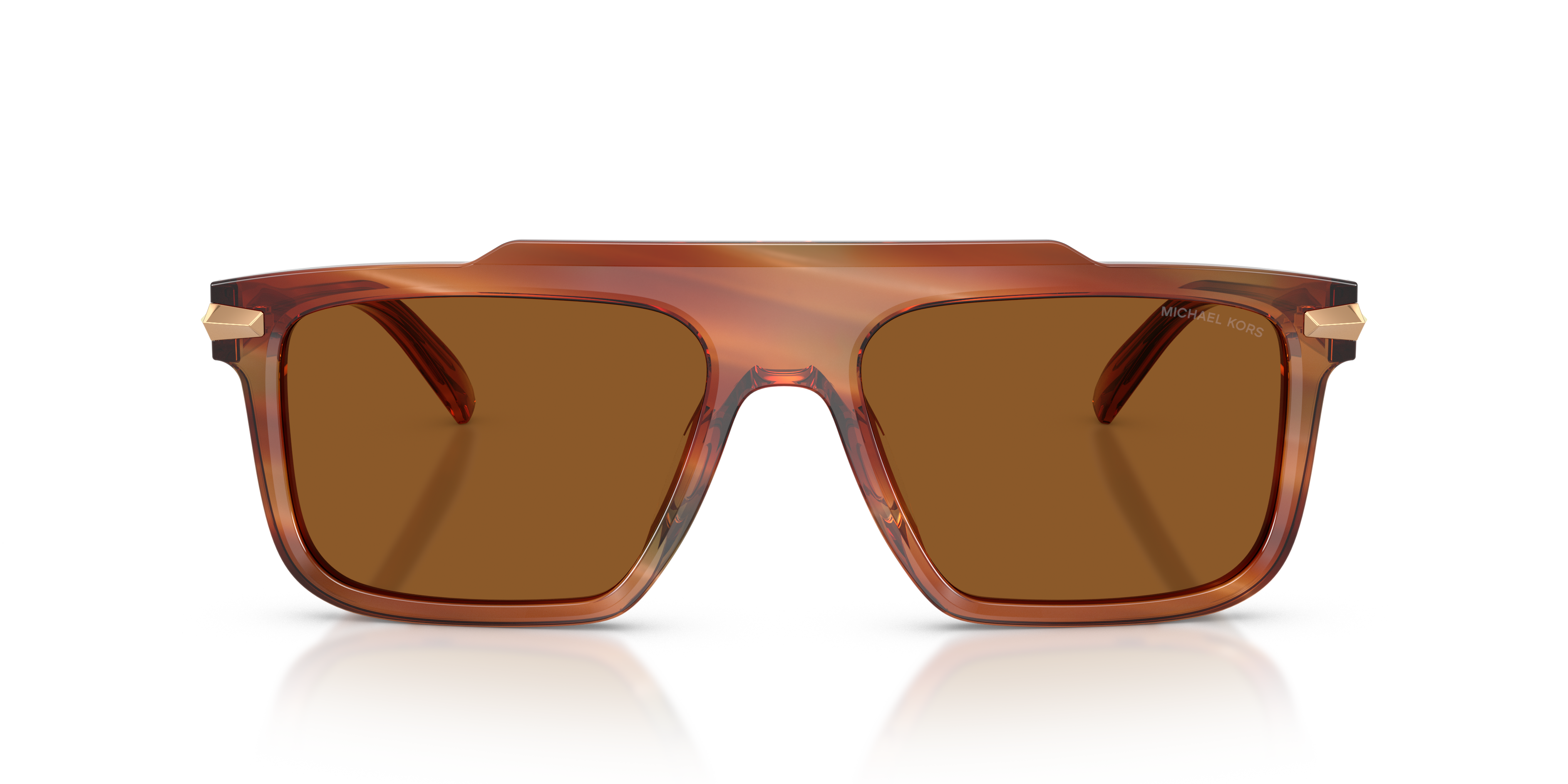 Michael Kors Man Michael Kors MK2278U BOSTON 403973 Zonnebrillen Acetaat Bruin Bruin Kwadraat Normaa