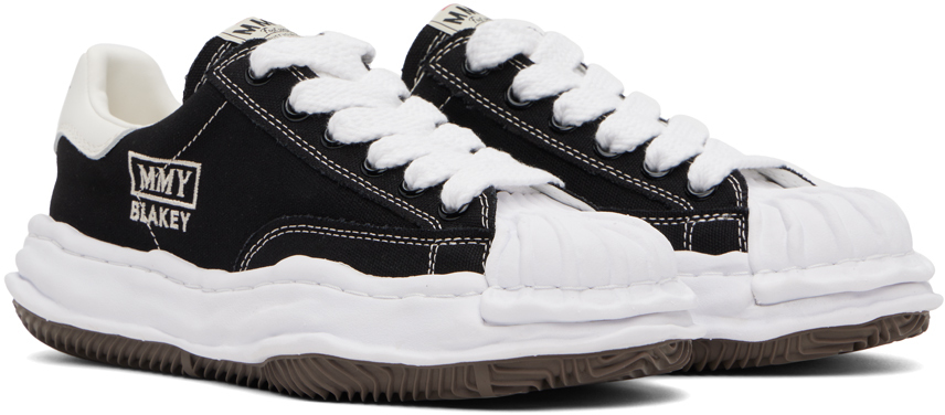 Maison MIHARA YASUHIRO Black 'Blakey' OG Sole Canvas Sneakers