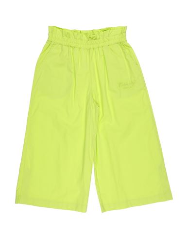 Kid Girl Pants Lime green Size 14 Cotton