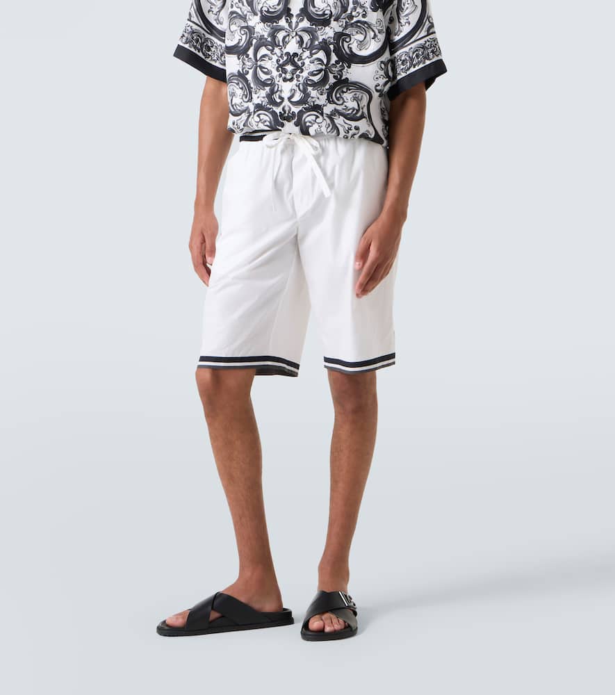 Majolica cotton shorts