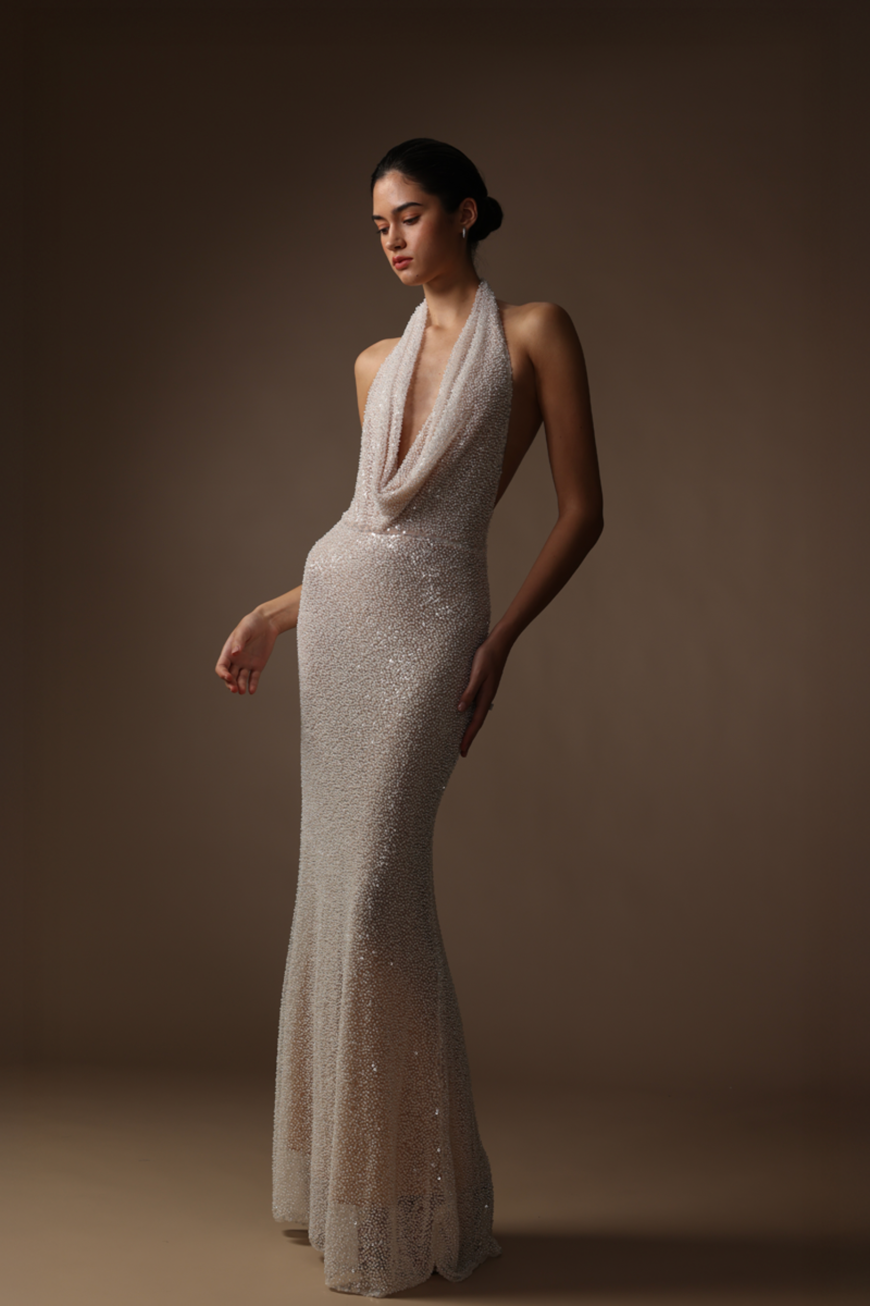 Lindsay Beaded Gown