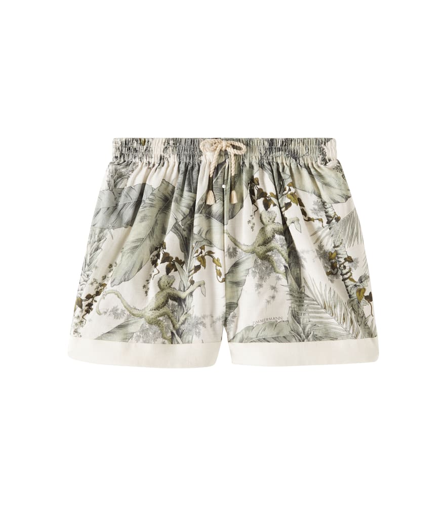 Zimmermann Kids Wylie floral cotton shirt