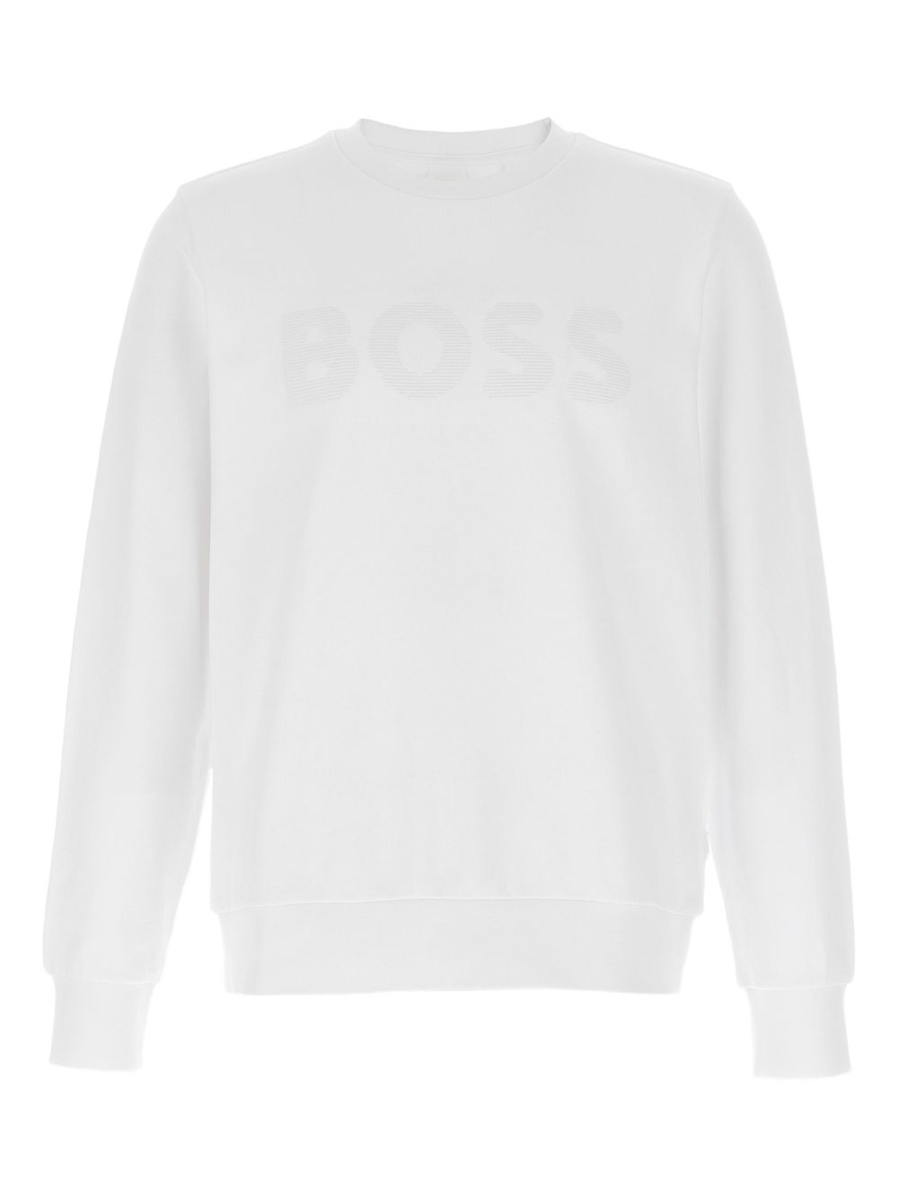BOSS logo-embellished sweatshirt - White