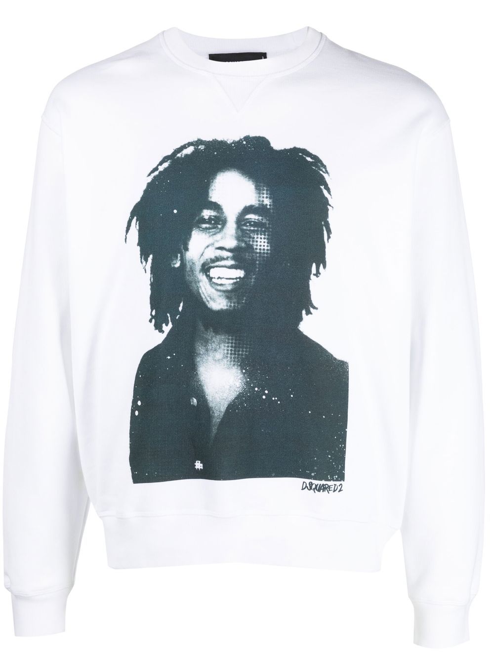 Bob Marley print sweatshirt - White