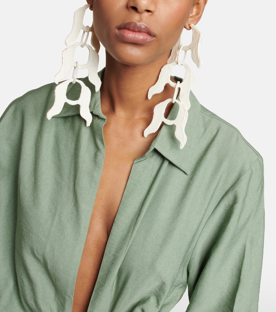 La Robe Bahia tie-detail minidress