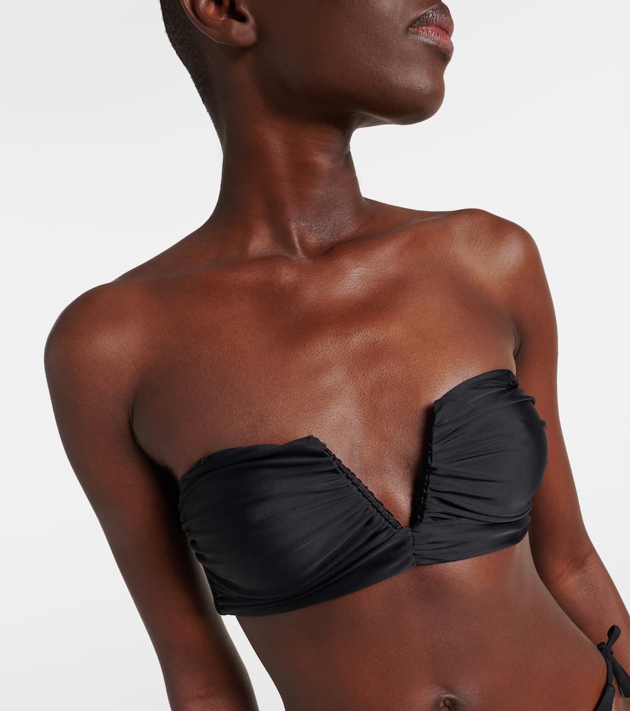 Calla ruched bikini top