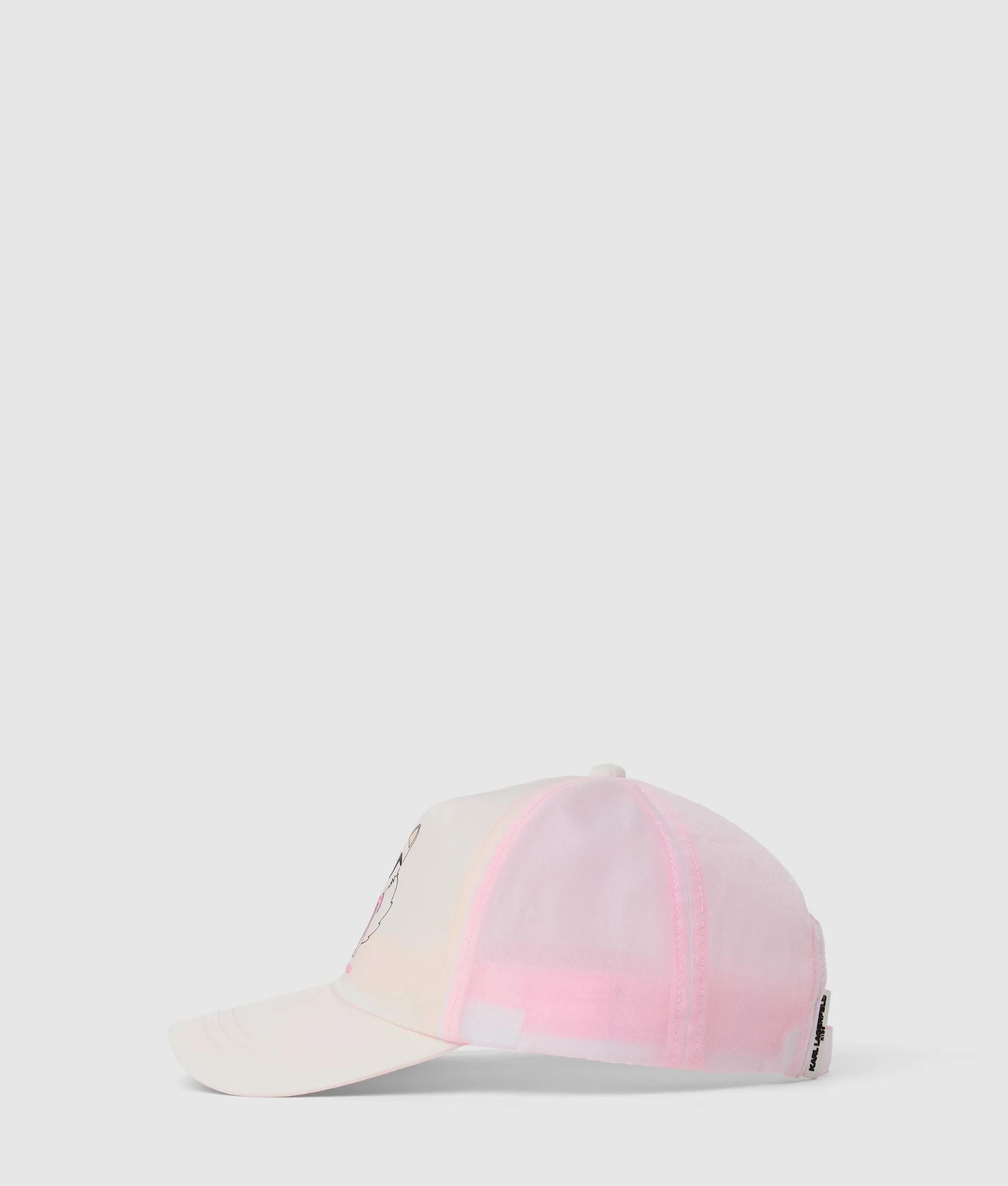 Karl Lagerfeld - Ikon Choupette Kappe Für Mädchen, Weiss/pink, Größe