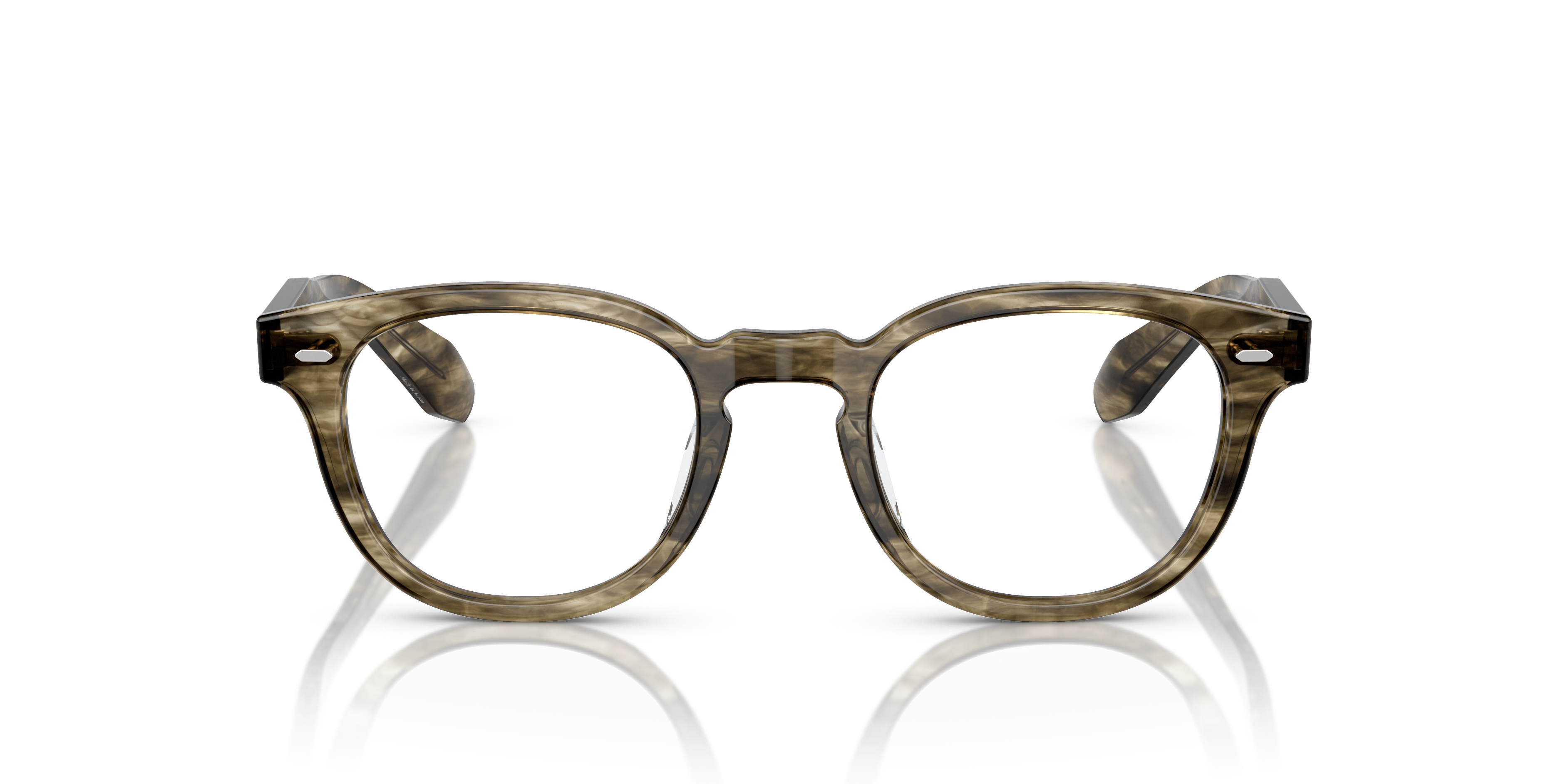 Oliver Peoples Unisex Oliver Peoples OV5528U N.01 1735 Montature da vista Acetato Verde Trasparente Pantos Normale