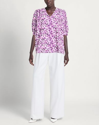 Odì Odì Woman Top Purple Size S Polyester, Elastane