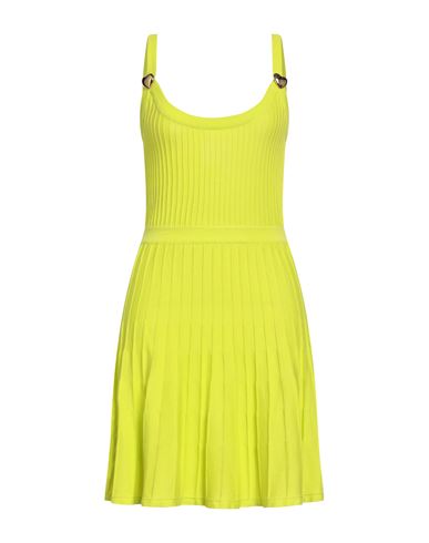 Couture Woman Mini dress Lime green Size 6 Cotton