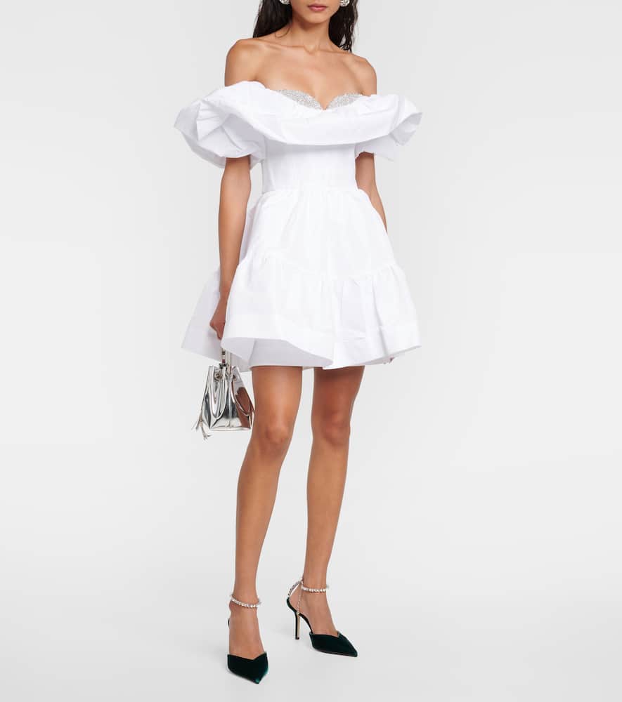 Rebecca Vallance Bridal Mallory off-shoulder minidress