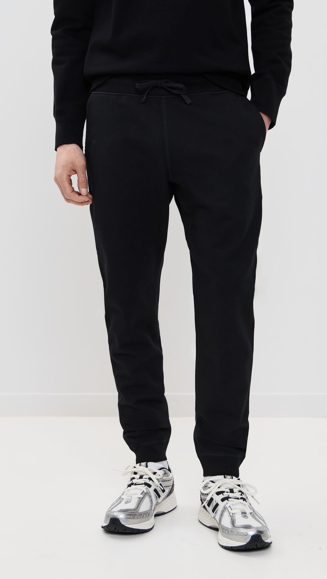 Reigning Champ Midweight Terry Slim Sweatpants Black