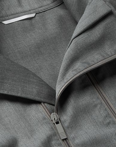 Thom Browne Man Jacket Grey Size 0 Wool, Polyester, Cotton
