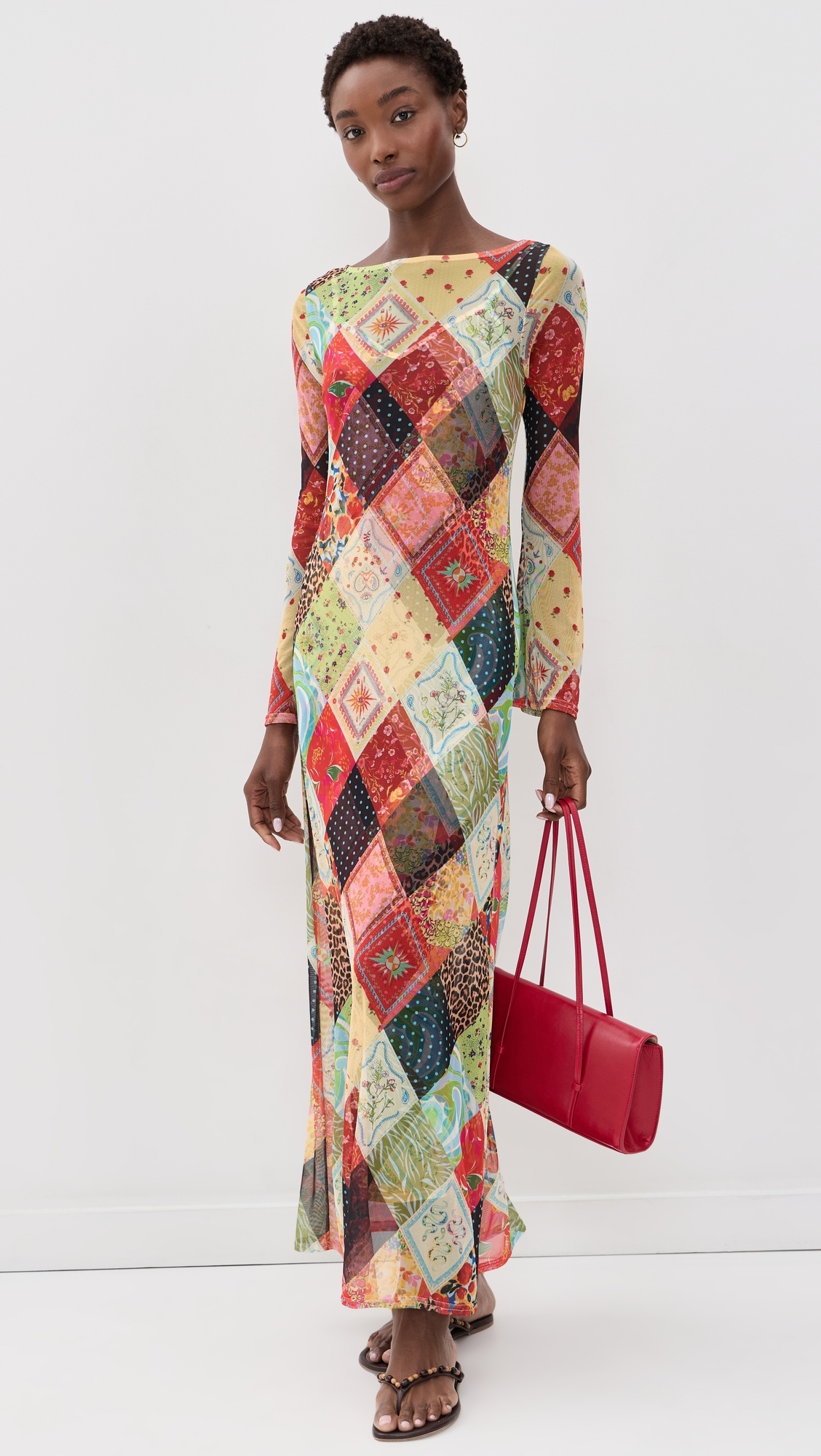 Aria Mesh Dress Multi
