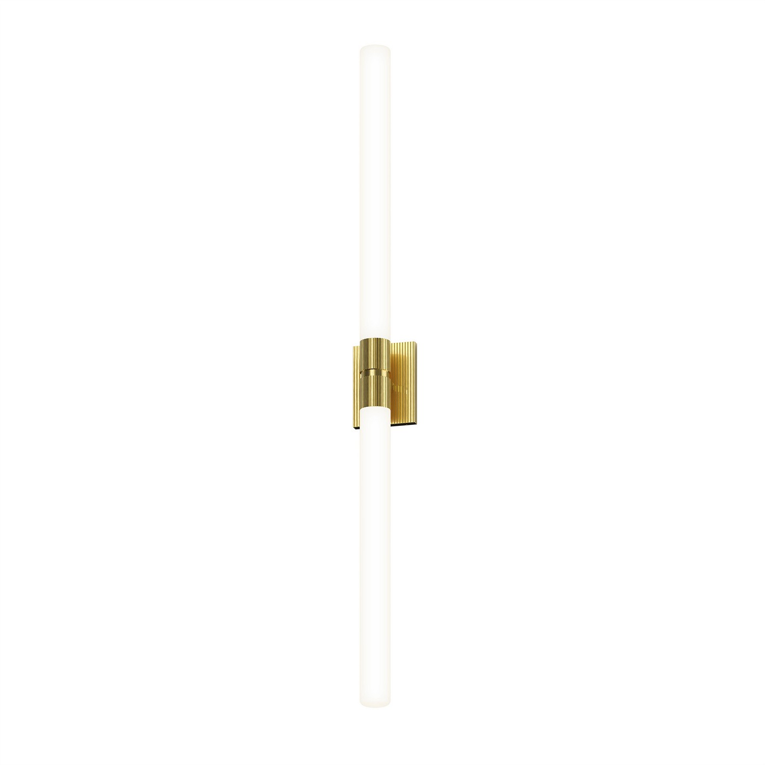 Satin Brass LED Bathroom Vanity Light from the Scepter Collection