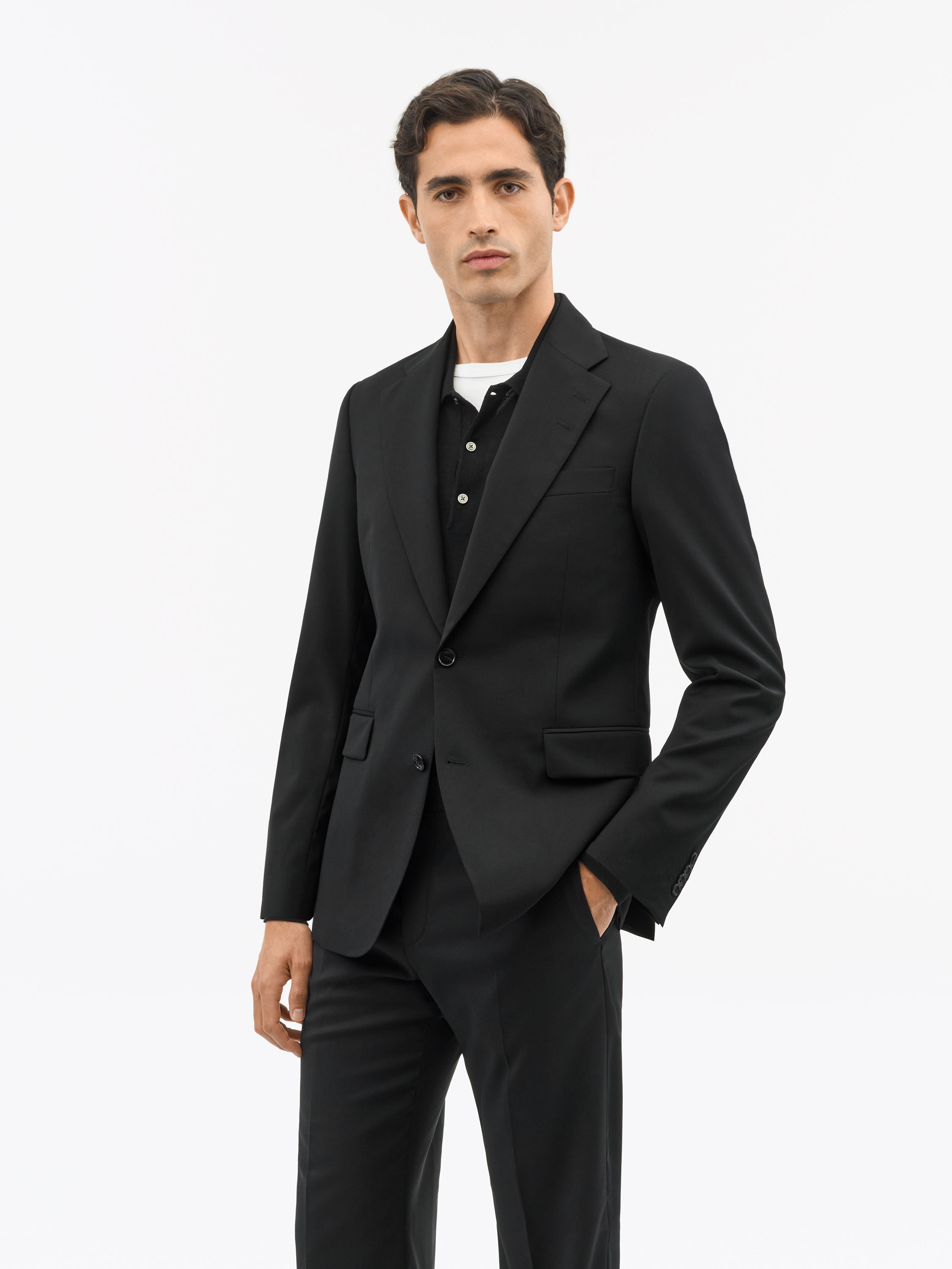 Tiger of Sweden Ease RWS Slim-Fit Blazer für Männer, schwarz, Größe